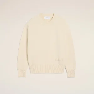 Beige Cotton Ami Paris Sweaters