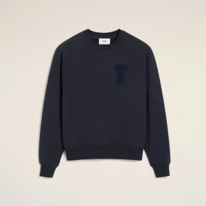 Navy Cotton Ami De Coeur Sweatshirt